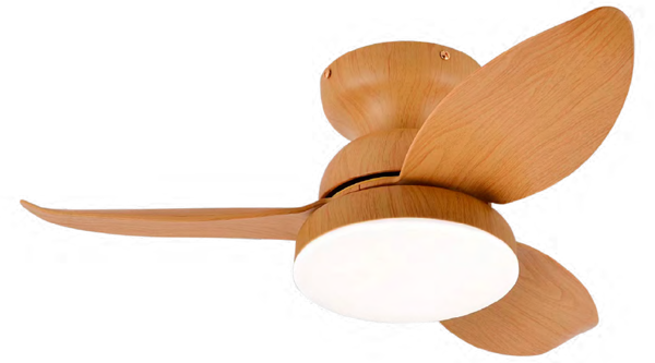 圖片 FR-Framtida Nami-L-WD 28″ Wood Color Ceiling Fan Fan Light